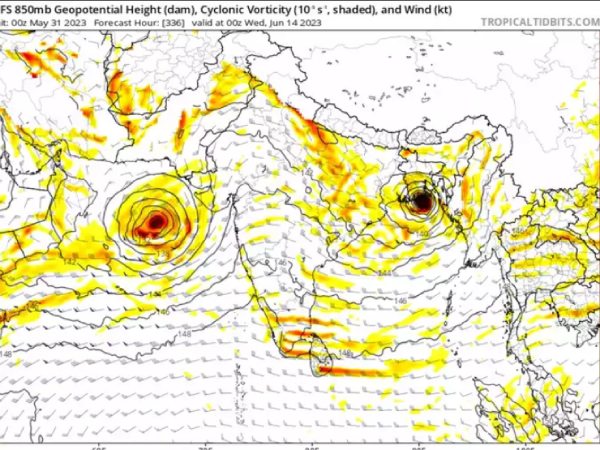 weatherman and southwest monsoon both depression have very favourable environmental conditions to intensify, warns cmwf