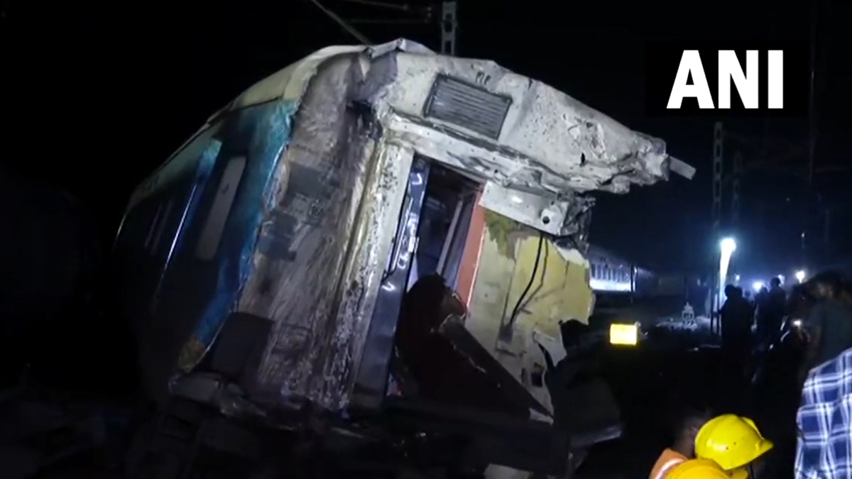 Odishas Balasore train accident: Express train coaches which are completely destroyed and melted down Odishas Balasore train accident: Express train coaches which are completely destroyed and melted down