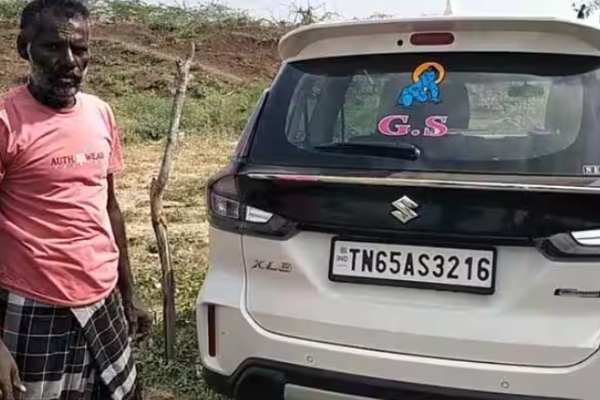 son gifted a car for elder parents to sell their fish 