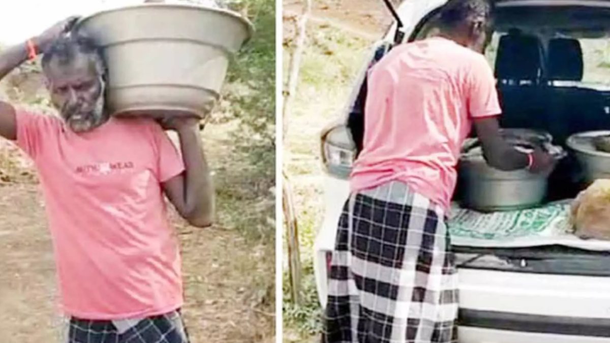 son gifted a car for elder parents to sell their fish 