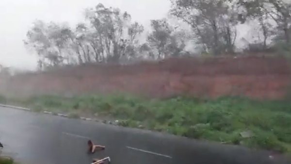 Eye of Biparjoy cyclone crossed the shore of Gujarats Kutch and Saurashtra 