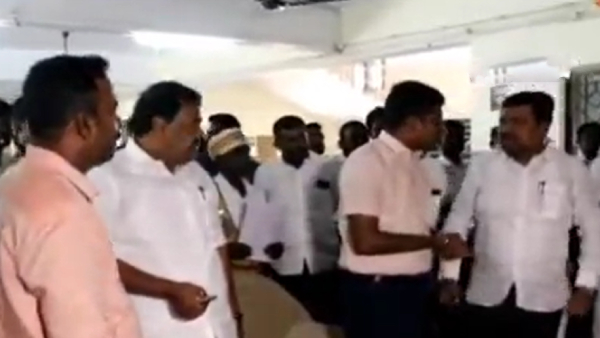Clash between Minister Raja kannappan and Navas Kani MP in Ramanathapuram 