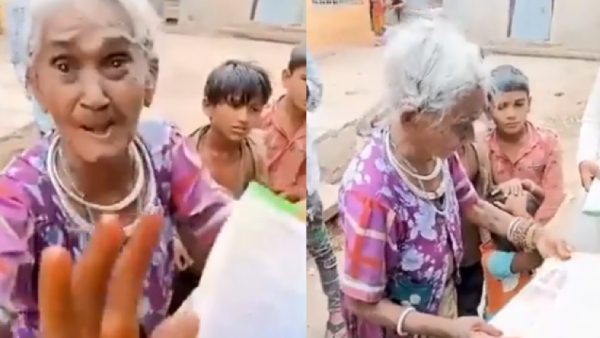 Bhopal Woman says PM Modi is like her son and gifts 25 Acres Bhopal Woman says PM Modi is like her son and gifts 25 Acres