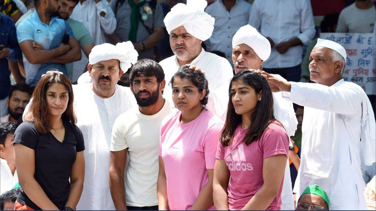 Farmers unions organise Maha Panchayat in support of Wrestlers protest Farmers unions organise Maha Panchayat in support of Wrestlers protest