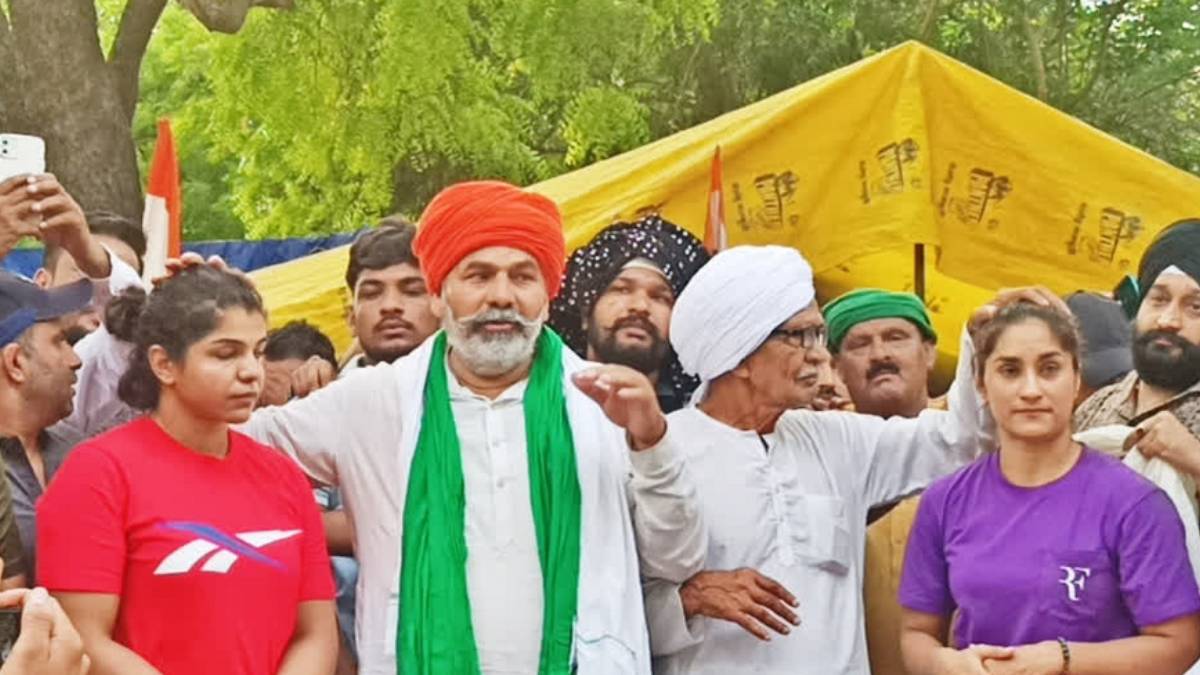 Farmers unions organise Maha Panchayat in support of Wrestlers protest Farmers unions organise Maha Panchayat in support of Wrestlers protest