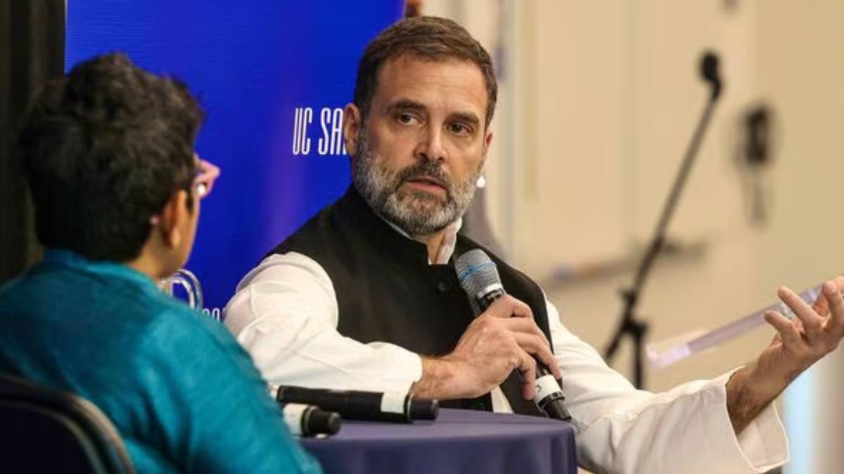 Never imagined- Rahul Gandhi Speaks on disqualification as MP in US Meet 