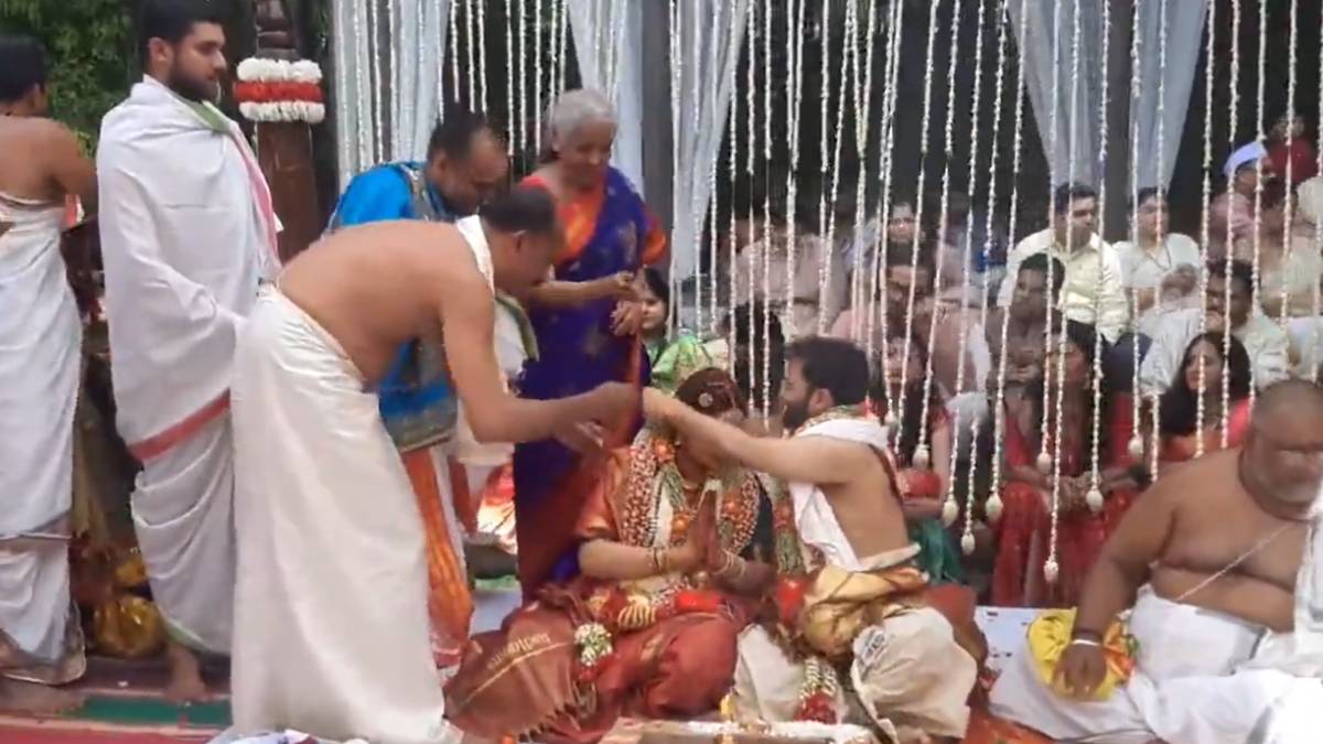 Why Nirmala Sitharaman did a simple wedding for her daughter? Who is the groom? 