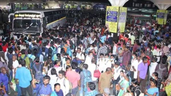 Special buses will be operated from today for the public returning home after summer vacation 