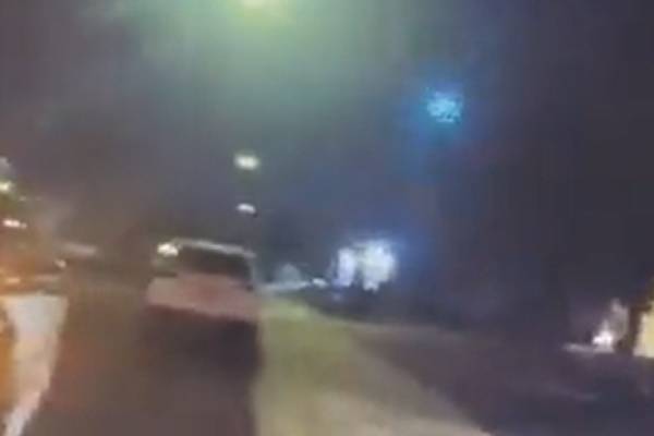 UFO vehicle seen in the sky in Las Vegas , America UFO vehicle seen in the sky in Las Vegas , America