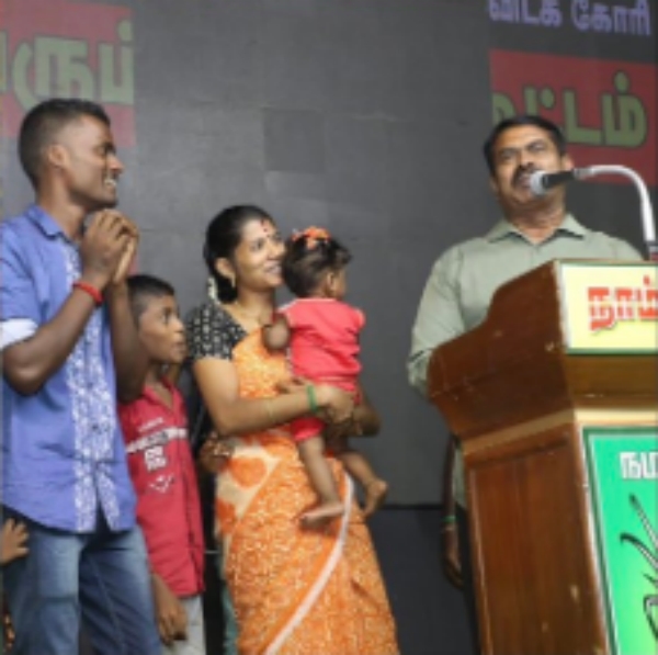 Seeman named a baby boy as Vennila made crowd laughter 