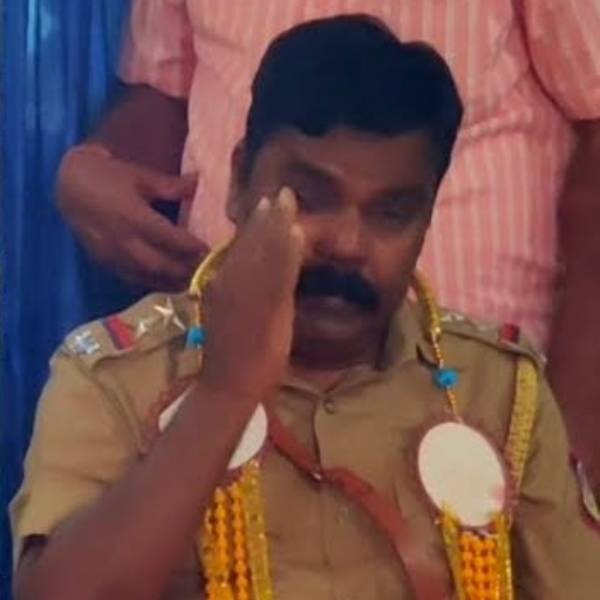 Dharmapuri : Pennagaram Police SI Retirement video goes storm in internet 