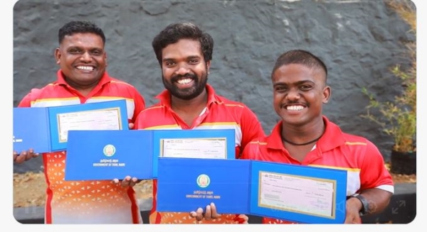  Udhayanidhi Stalin has provided financial assistance to disabled athletes to participate in the tournament in Germany