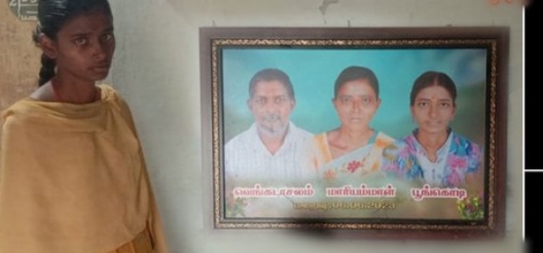 First in Plus 2: Student Amudha who lost her family in an accident; Request for help for higher education 