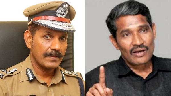 Vanni arasu questions DGP Sylendra Babu regarding Vengaivayal and Madurai VCK flag 
