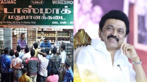Is the Tamil Nadu government use tetra packs in Tasmac outlets, instead of glass bottle? 