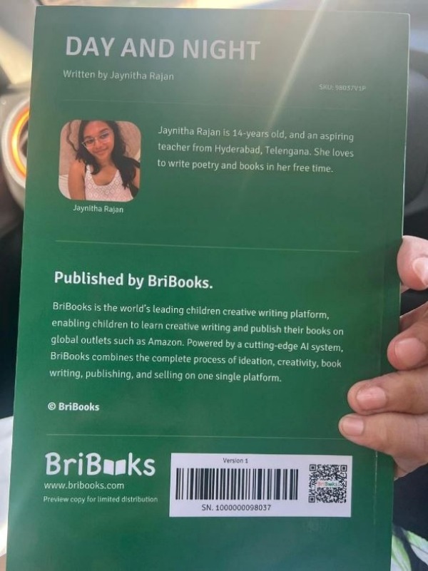 Actress Vanithas youngest daughter has written and published a book at the age of 14 