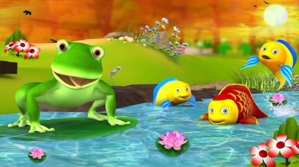 Short story for kids in Tamil : The fearless fishes