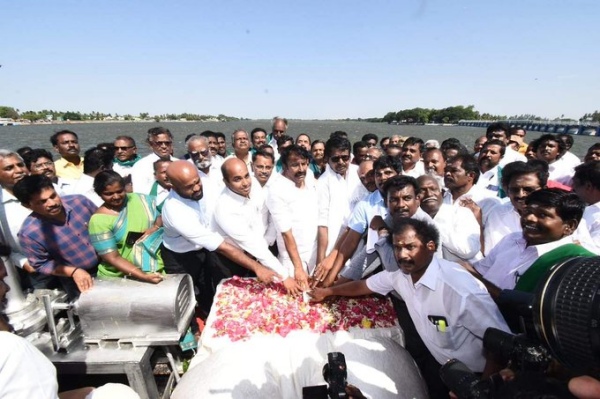 Good news for delta districts farmers: kallanai water opening today Good news for delta districts farmers: kallanai water opening today