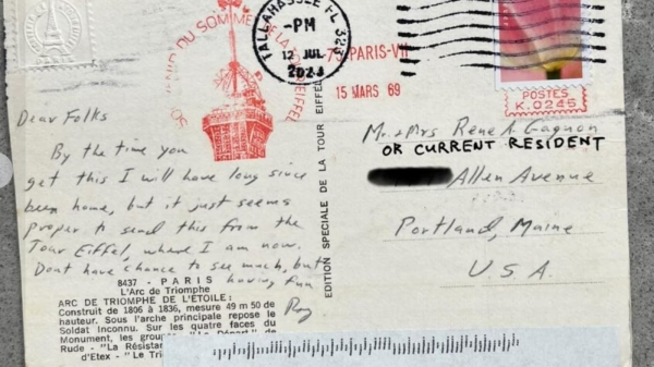  How a Mysterious Postcard Sent From Paris 50 years back reached US now
