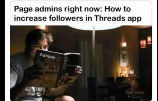 Funny memes collection on threads app