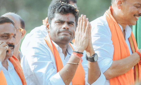 Annamalai Padayatra from Rameswaram to Chennai 