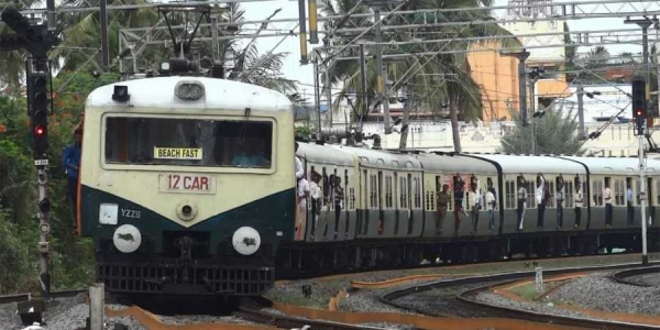 Chennai suburban train service affected due to technical glitch at Ennore railway station 