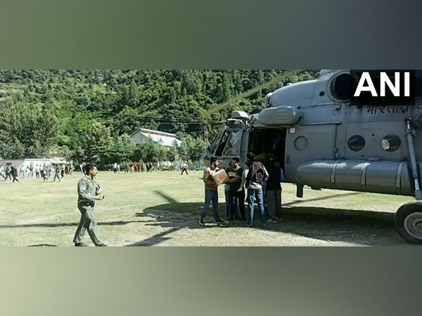 Indian Air force helicopters deliver relief materials to flood-affected areas in Himachal Pradesh Indian Air force helicopters deliver relief materials to flood-affected areas in Himachal Pradesh