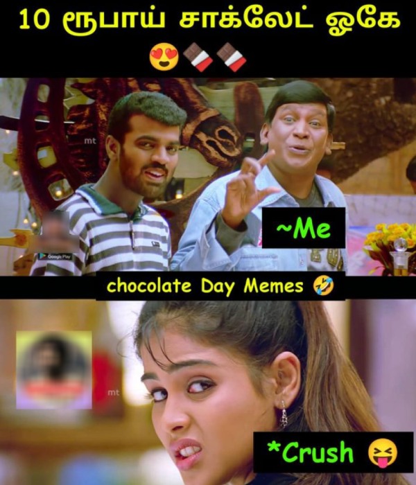 Funny memes collection on chocolate day 09-07-23