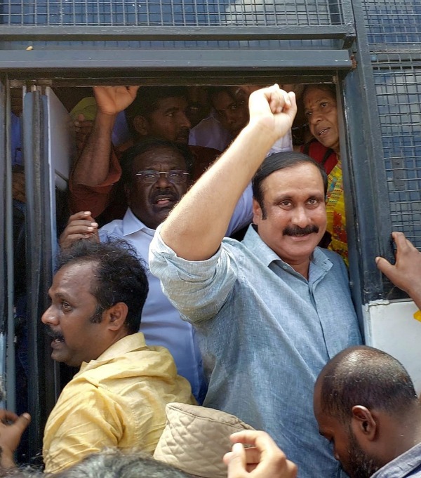 For the first time, Velmurugan has voiced his support for Anbumani 