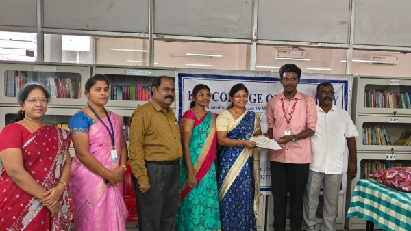 Blood donation camp: Gerugambakkam KK Pharmacy College Students donated blood 