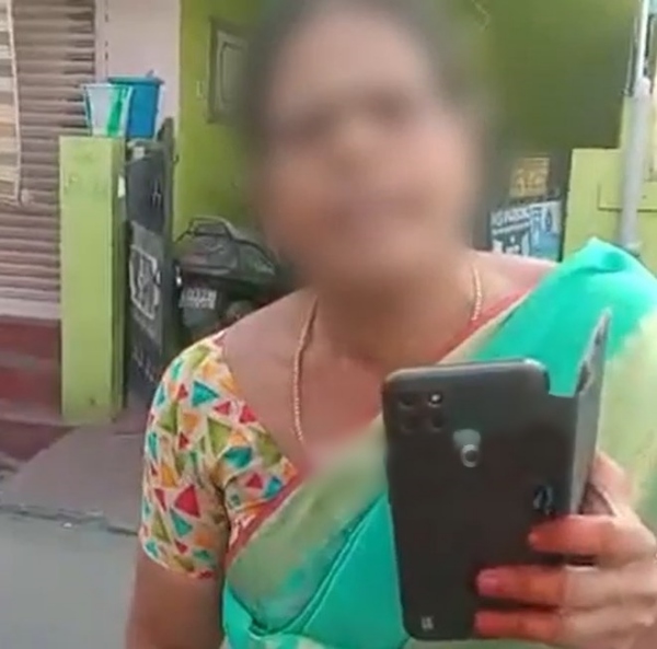 video : Argument between sanitation worker and a woman in Coimbatore 