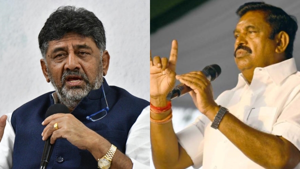 Edappadi Palaniswami has strongly condemned Karnataka Deputy Chief Minister DK Shivakumar 