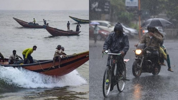 Today Tamilnadu 7 districts will gets heavy rain and weather officials alert to Fishermen Today Tamilnadu 7 districts will gets heavy rain and weather officials alert to Fishermen