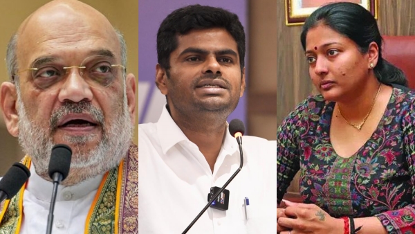 Gayathri Raghuram criticising BJP, Amit shah after anger towards Annamalai 