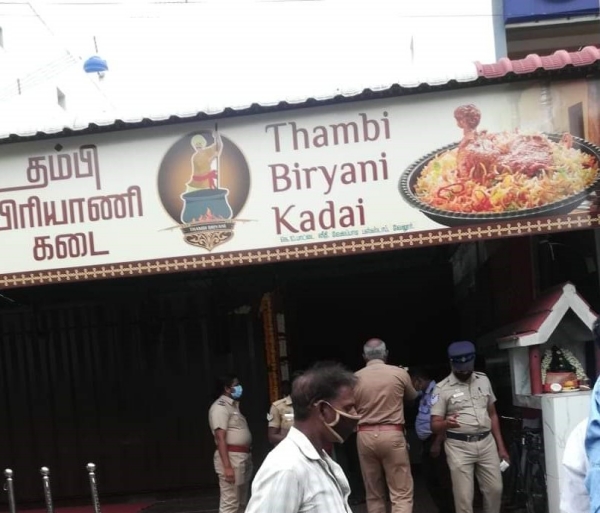 Vellore Collector sealed Briyani shop in katpadi, SDPI condemned 