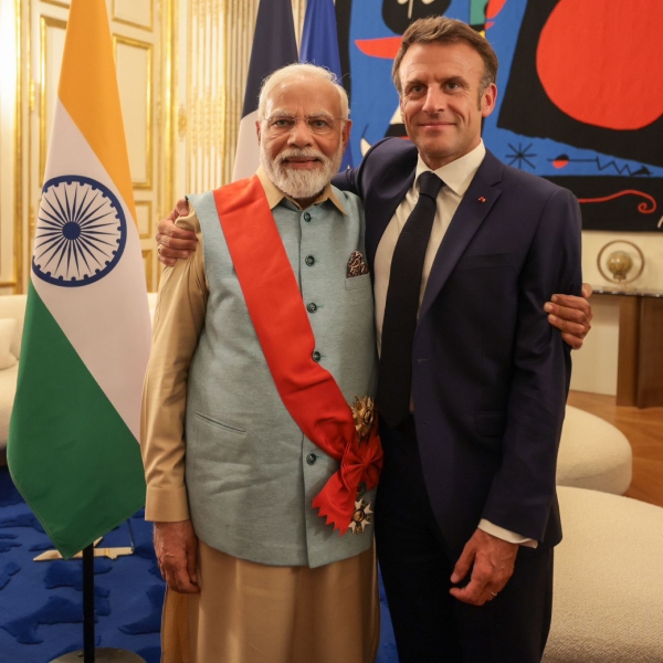 PM Narendra Modi conferred with the Grand Cross of the Legion of Honour, the highest award in France 