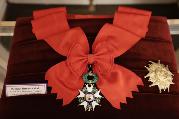PM Narendra Modi conferred with the Grand Cross of the Legion of Honour, the highest award in France 