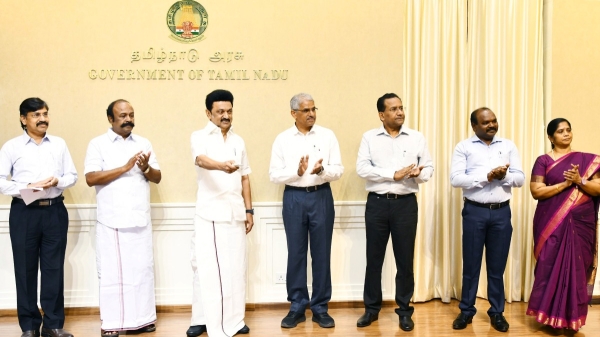 CM Stalin inaugurates new Co-operative bank branches near chennai