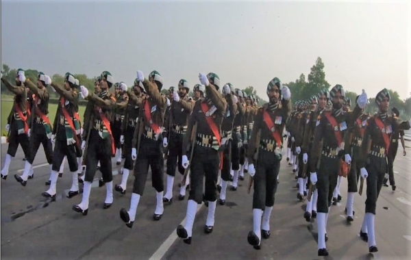  Indian Tri-Services contingent leaves for French Bastile Day Parade