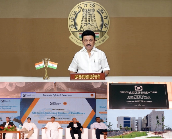 CM Stalin inaugurates Pinnacle infotech solutions at madurai: 6000 employment within 2016