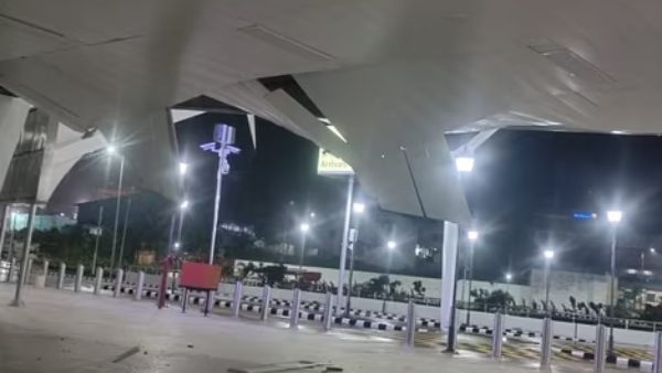 False ceiling of Andaman airport, which was inaugurated by Modi fall off