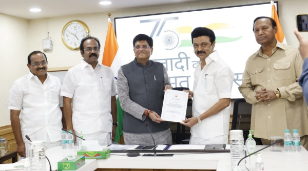 Stalin letter to Union Minister Piyush Goyal urging him to take measures to control the rise in prices of essential food items Stalin letter to Union Minister Piyush Goyal urging him to take measures to control the rise in prices of essential food items
