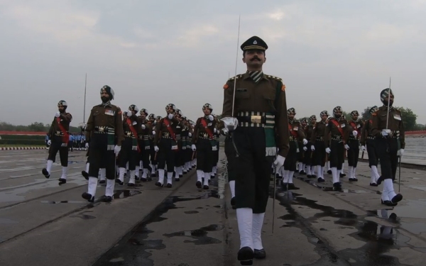  Indian Tri-Services contingent leaves for French Bastile Day Parade