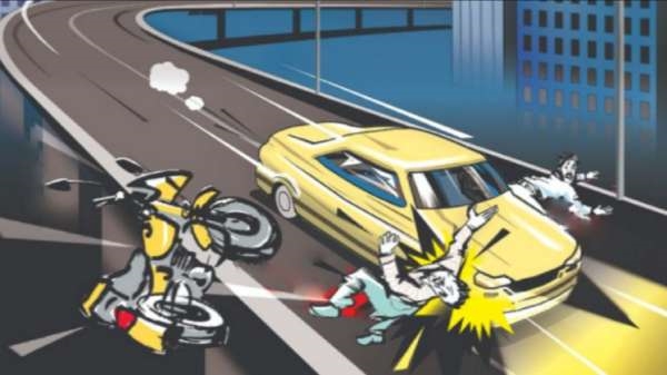 4 died in a road accident near Cuddalore today 
