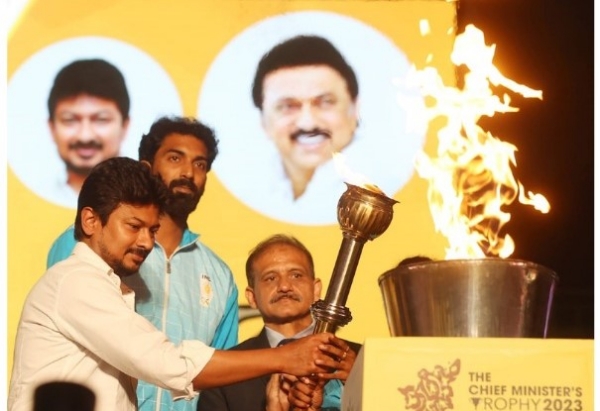 Udhayanidhi said that he is working towards the goal of producing number 1 sports players in India. Udhayanidhi said that he is working towards the goal of producing number 1 sports players in India.