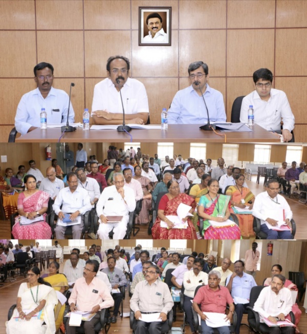 Avoid power outages! Minister Thangam Thennarasu invited power board officers and gave a lecture 