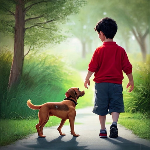 Short story for kids in Tamil : Ashu saved the little puppy in rain