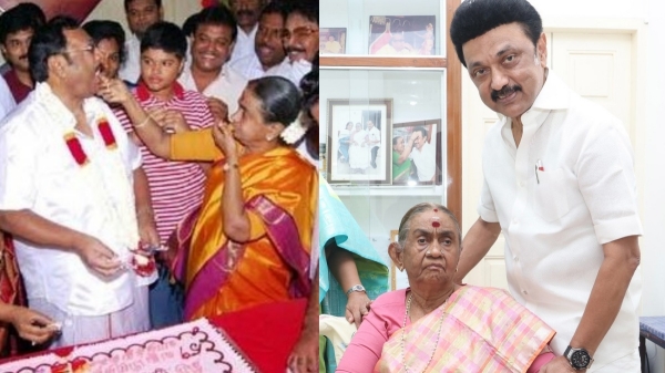 Today is Chief Minister Stalins mother Dayalu Ammal birthday 