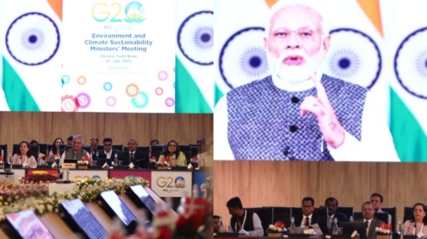 PM Modi address with Thirukkural at G20 Environment Ministerial Meeting