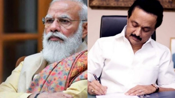 CM Stalin writes to PM Modi requesting him to urge Sri Lankan President to protect Indian fishermen CM Stalin writes to PM Modi requesting him to urge Sri Lankan President to protect Indian fishermen